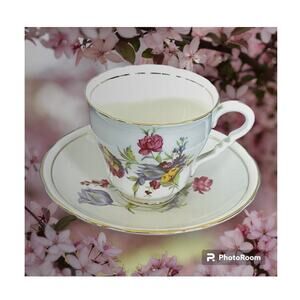 Vintage Bone China Royal Stafford Cup & Saucer Set